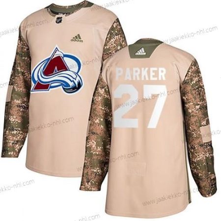 Adidas Miesten Colorado Avalanche #27 Scott Parker Aito Veterans Day Harjoitus Maastokuvio Paita