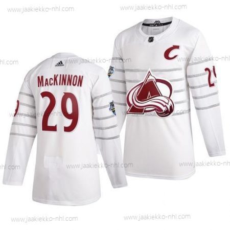 Adidas Miesten Colorado Avalanche #29 Nathan Mackinnon Valkoinen 2020 NHL All-Star Game Paita