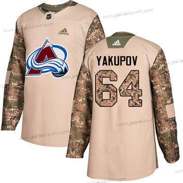 Adidas Miesten Colorado Avalanche #64 Nail Yakupov Maastokuvio Aito 2017 Veterans Day Ommeltu NHL Paita