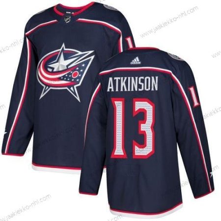 Adidas Miesten Columbus Blue Jackets #13 Cam Atkinson Laivastonsininen Sininen Kotiottelupaita Aito Ommeltu NHL Paita