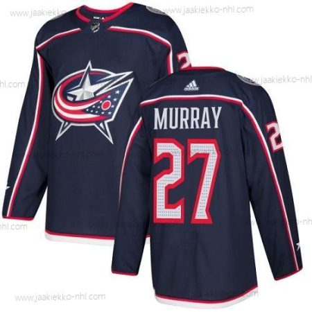 Adidas Miesten Columbus Blue Jackets #27 Ryan Murray Laivastonsininen Sininen Kotiottelupaita Aito Ommeltu NHL Paita