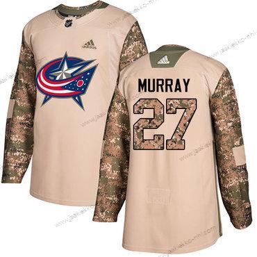 Adidas Miesten Columbus Blue Jackets #27 Ryan Murray Maastokuvio Aito 2017 Veterans Day Ommeltu NHL Paita