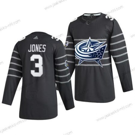 Adidas Miesten Columbus Blue Jackets #3 Seth Jones Harmaa 2020 NHL All-Star Game Paita