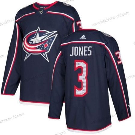 Adidas Miesten Columbus Blue Jackets #3 Seth Jones Laivastonsininen Sininen Kotiottelupaita Aito Ommeltu NHL Paita