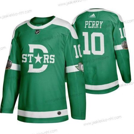 Adidas Miesten Dallas Stars 10 Corey Perry Vihreä 2020 Talvi Klassinen Paita