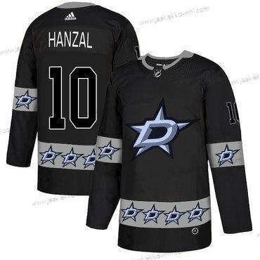 Adidas Miesten Dallas Stars #10 Martin Hanzal Musta Maajoukkue Logos Paita