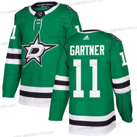 Adidas Miesten Dallas Stars #11 Mike Gartner Vihreä Kotiottelupaita Aito Ommeltu NHL Paita