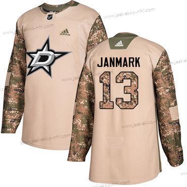 Adidas Miesten Dallas Stars #13 Mattias Janmark Maastokuvio Aito 2017 Veterans Day Ommeltu NHL Paita