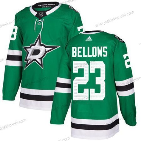 Adidas Miesten Dallas Stars #23 Brian Bellows Vihreä Kotiottelupaita Aito Ommeltu NHL Paita