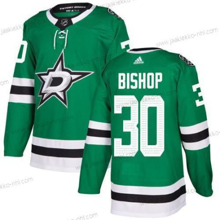 Adidas Miesten Dallas Stars #30 Ben Bishop Vihreä Kotiottelupaita Aito Ommeltu NHL Paita