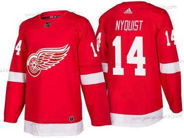 Adidas Miesten Detroit Red Wings #14 Gustav Nyquist Punainen Kotiottelupaita 2017-2018 Jääkiekko Ommeltu NHL Paita