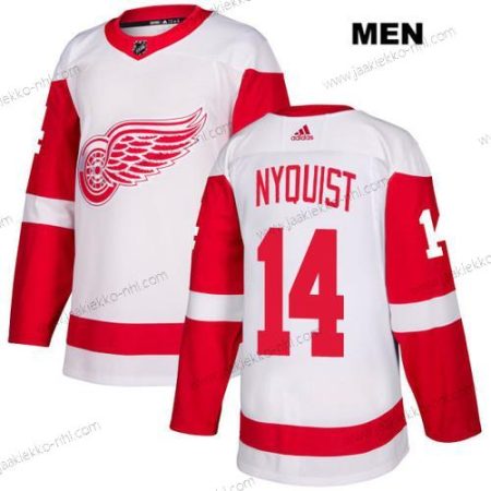 Adidas Miesten Detroit Red Wings #14 Gustav Nyquist Valkoinen Kolmas paita Aito NHL Paita