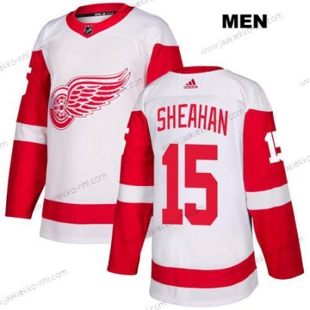 Adidas Miesten Detroit Red Wings #15 Riley Sheahan Valkoinen Kolmas paita Aito NHL Paita