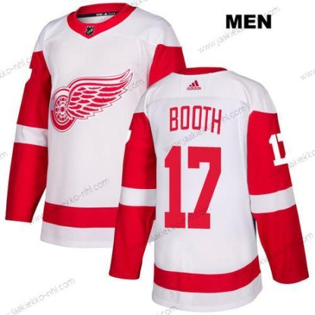 Adidas Miesten Detroit Red Wings #17 David Booth Valkoinen Kolmas paita Aito NHL Paita