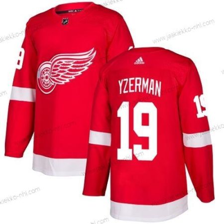 Adidas Miesten Detroit Red Wings #19 Steve Yzerman Punainen Kotiottelupaita Aito Ommeltu NHL Paita