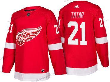 Adidas Miesten Detroit Red Wings #21 Tomas Tatar Punainen Kotiottelupaita 2017-2018 Jääkiekko Ommeltu NHL Paita