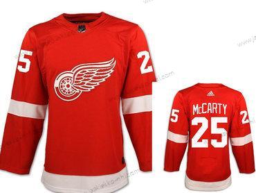 Adidas Miesten Detroit Red Wings #25 Darren Mccarty Punainen Kotiottelupaita Aito NHL Paita