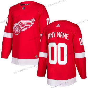 Adidas Miesten Detroit Red Wings Mukautettu Punainen Kotiottelupaita 2017-2018 Jääkiekko Ommeltu NHL Paita