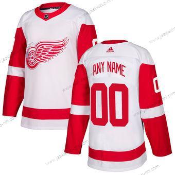 Adidas Miesten Detroit Red Wings Mukautettu Valkoinen Aito Paita