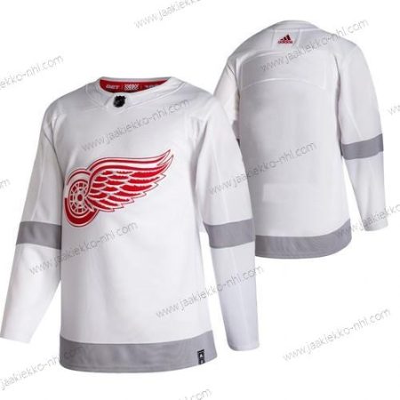 Adidas Miesten Detroit Red Wings Tyhjä Valkoinen 2020-21 Käänteinen Retro Vaihtopaita NHL Paita