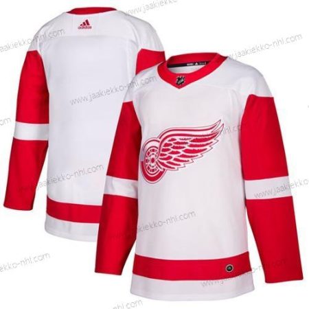 Adidas Miesten Detroit Red Wings Tyhjä Valkoinen Road Aito Ommeltu NHL Paita