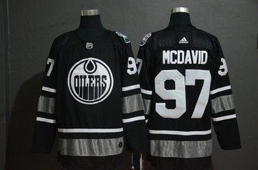 Adidas Miesten Edmonton Oilers 97 Connor Mcdavid Musta 2019 NHL All-Star Game Paita