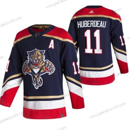 Adidas Miesten Florida Panthers #11 Jonathan Huberdeau Musta 2020-21 Käänteinen Retro Vaihtopaita NHL Paita