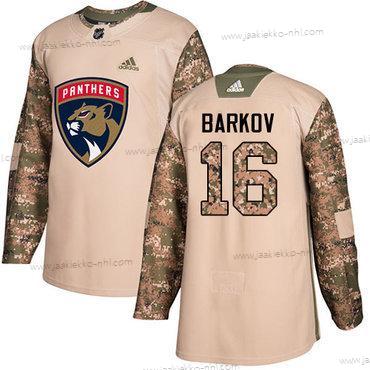 Adidas Miesten Florida Panthers #16 Aleksander Barkov Maastokuvio Aito 2017 Veterans Day Ommeltu NHL Paita