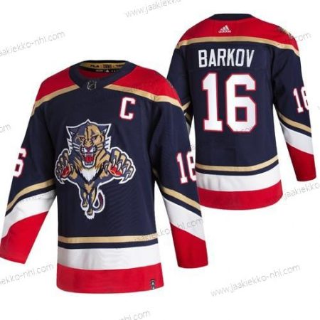 Adidas Miesten Florida Panthers #16 Aleksander Barkov Musta 2020-21 Käänteinen Retro Vaihtopaita NHL Paita