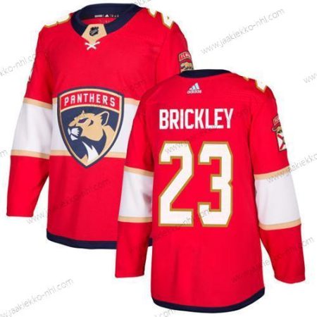 Adidas Miesten Florida Panthers #23 Connor Brickley Punainen Kotiottelupaita Aito Ommeltu NHL Paita