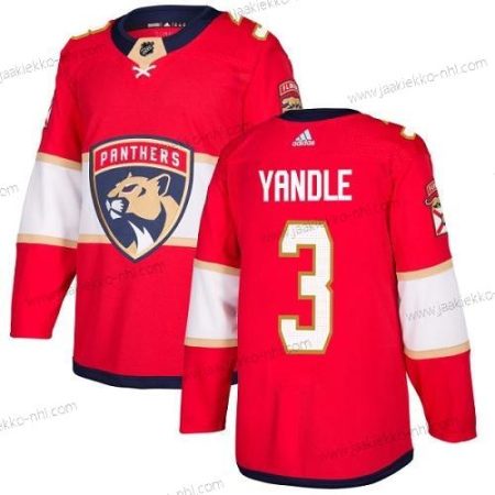 Adidas Miesten Florida Panthers #3 Keith Yandle Punainen Kotiottelupaita Aito Ommeltu NHL Paita