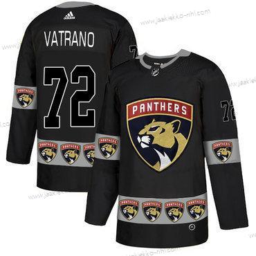 Adidas Miesten Florida Panthers #72 Frank Vatrano Musta Maajoukkue Logos Paita