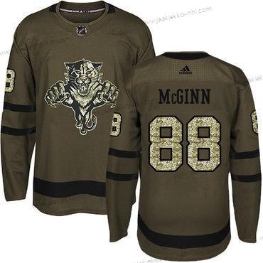 Adidas Miesten Florida Panthers #88 Jamie Mcginn Vihreä Salute to Service Ommeltu NHL Paita