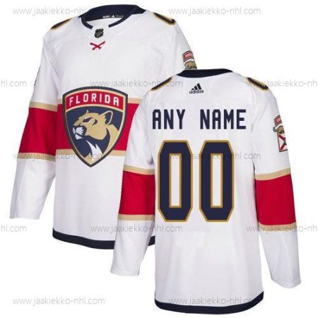 Adidas Miesten Florida Panthers Mukautettu NHL Aito Valkoinen Paita