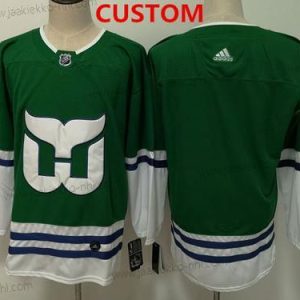 Adidas Miesten Hartford Whalers Mukautettu Vihreä Paita