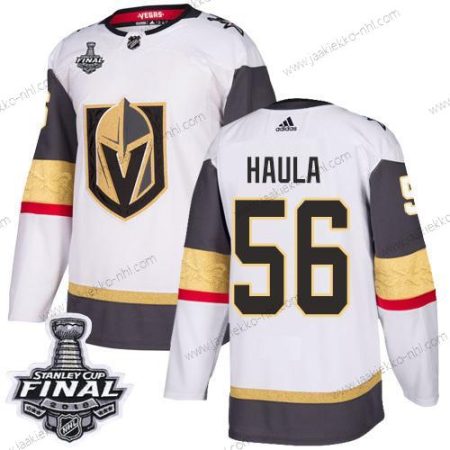 Adidas Miesten Kultaen Knights #56 Erik Haula Valkoinen Road Aito 2018 Stanley Cup Final Ommeltu NHL Paita