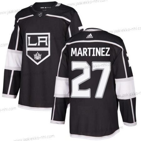 Adidas Miesten Los Angeles Kings #27 Alec Martinez Musta Kotiottelupaita Aito Ommeltu NHL Paita