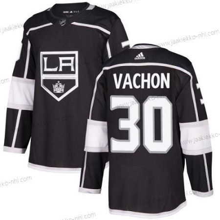 Adidas Miesten Los Angeles Kings #30 Rogie Vachon Musta Kotiottelupaita Aito Ommeltu NHL Paita