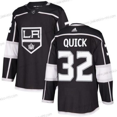 Adidas Miesten Los Angeles Kings #32 Jonathan Quick Musta Kotiottelupaita Aito Ommeltu NHL Paita