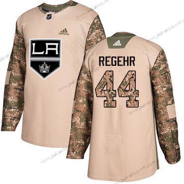 Adidas Miesten Los Angeles Kings #44 Robyn Regehr Maastokuvio Aito 2017 Veterans Day Ommeltu NHL Paita