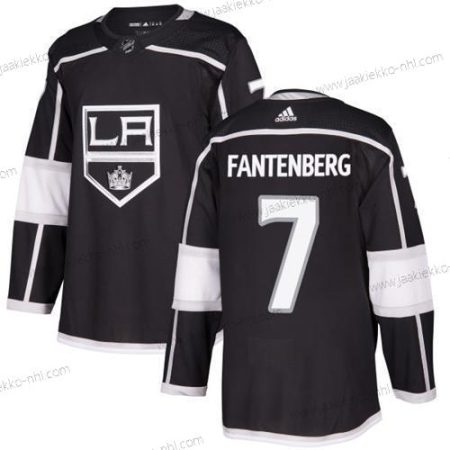 Adidas Miesten Los Angeles Kings #7 Oscar Fantenberg Musta Kotiottelupaita Aito Ommeltu NHL Paita