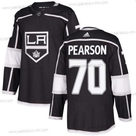 Adidas Miesten Los Angeles Kings #70 Tanner Pearson Musta Kotiottelupaita Aito Ommeltu NHL Paita