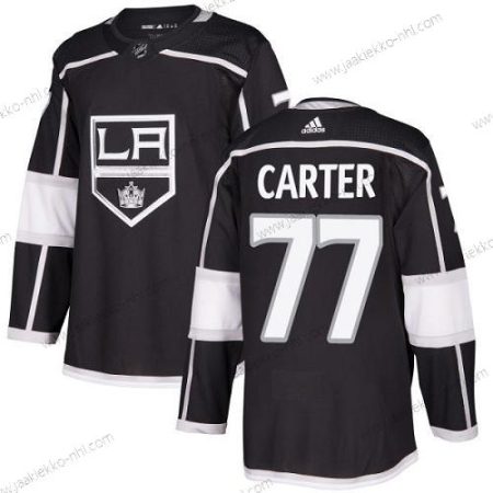 Adidas Miesten Los Angeles Kings #77 Jeff Carter Musta Kotiottelupaita Aito Ommeltu NHL Paita