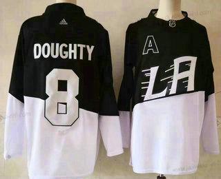 Adidas Miesten Los Angeles Kings #8 Drew Doughty Musta 2020 Stadium Series Ommeltu NHL Paita