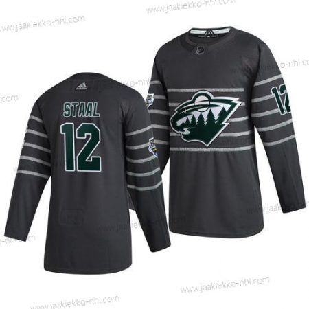 Adidas Miesten Minnesota Wild #12 Eric Staal Harmaa 2020 NHL All-Star Game Paita