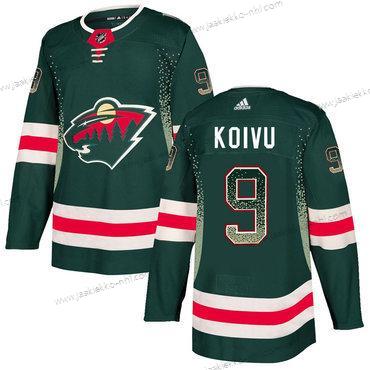 Adidas Miesten Minnesota Wild #9 Mikko Koivu Vihreä Paita