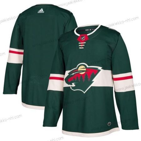 Adidas Miesten Minnesota Wild Tyhjä Vihreä Kotiottelupaita Aito Ommeltu NHL Paita