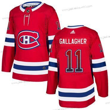 Adidas Miesten Montreal Canadiens #11 Brendan Gallagher Punainen Paita