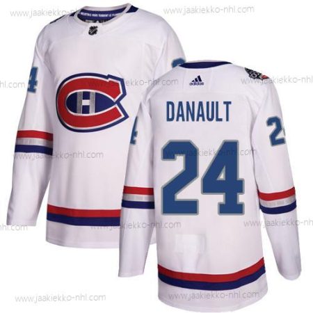 Adidas Miesten Montreal Canadiens #24 Phillip Danault Valkoinen Aito 1917-2017 100th Klassinen Ommeltu NHL Paita