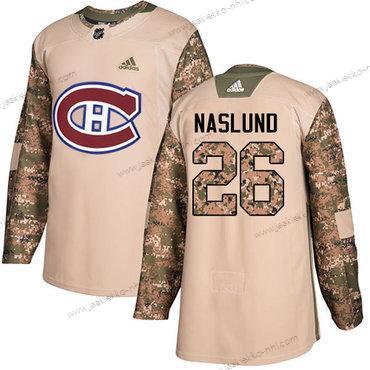 Adidas Miesten Montreal Canadiens #26 Mats Naslund Maastokuvio Aito 2017 Veterans Day Ommeltu NHL Paita